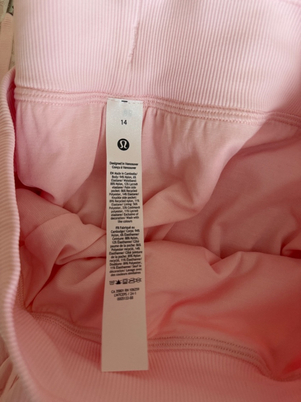 lululemon athletica Light Pink Athletic Shorts - Picture 3 of 3